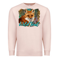 Pale Pink wild soul fox with dream catcher Premium Sweatshirt - BarkalooDesign