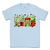 Dusty Blue grinch coffee cups Classic Tee - texasbilliewilder