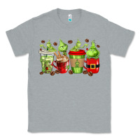 Heather Grey grinch coffee cups Classic Tee - texasbilliewilder