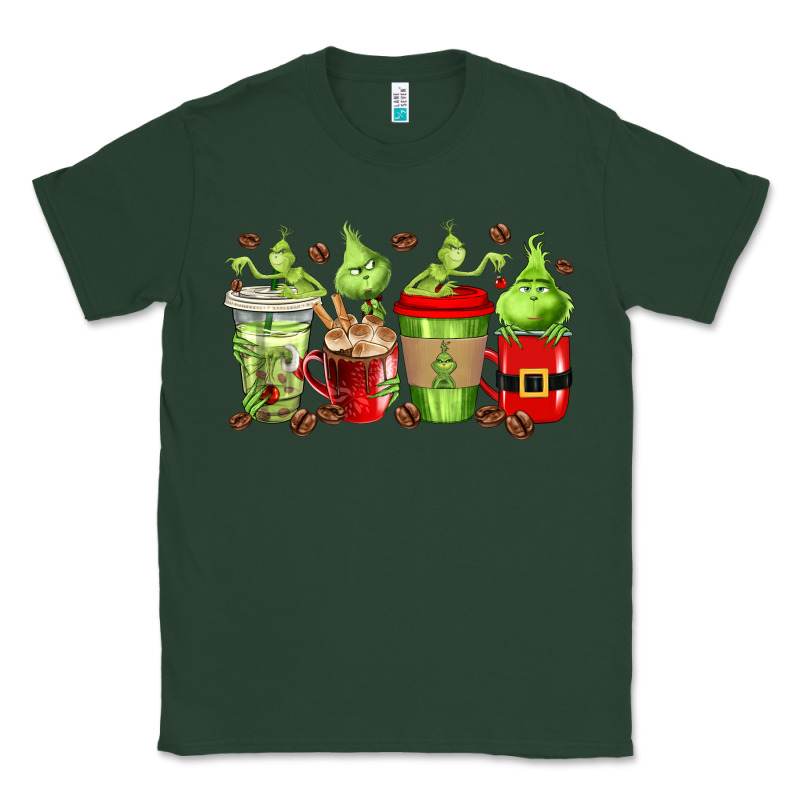 Grinch Coffee Cups Classic Tee by texasbilliewilder | Teevron