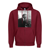 Burgundy Michael Collins - Give Us The Future- Irish- Ireland -1916 Zipper Hoodie - trangStudio