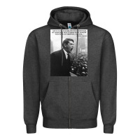 Charcoal Heather Michael Collins - Give Us The Future- Irish- Ireland -1916 Zipper Hoodie - trangStudio