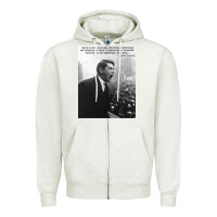Oatmeal Heather Michael Collins - Give Us The Future- Irish- Ireland -1916 Zipper Hoodie - trangStudio