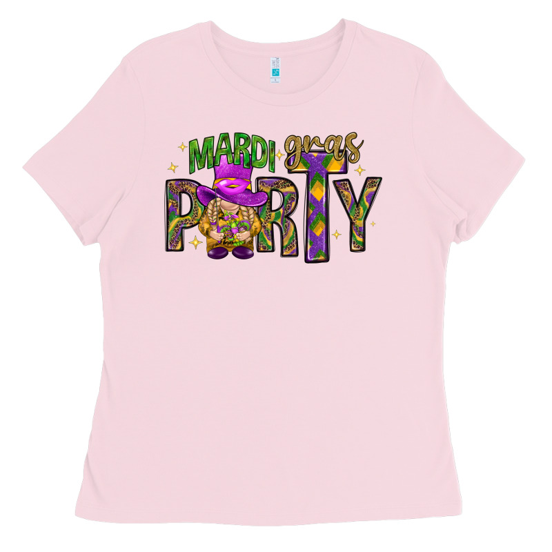 Mardi Gras Party Ladies Tee by NancyCooperArtShop | Teevron