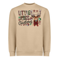 Mushroom little miss christmas Heavyweight Sweatshirt - CowhideDigitalArt