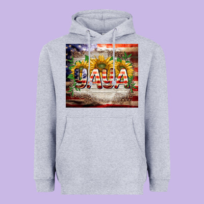Patriotic Yaya Tumbler Heavyweight Hoodie Designed By Barkaloodesign