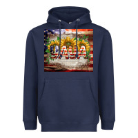 Navy patriotic yaya tumbler Heavyweight Hoodie - BarkalooDesign