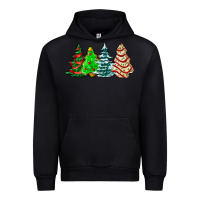 Black Christmas tree cakes and Christmas trees  ado Urban Hoodie - AdoDesignShop