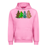 Fuchsia Pink Christmas tree cakes and Christmas trees  ado Urban Hoodie - AdoDesignShop