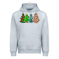 Heather Grey Christmas tree cakes and Christmas trees  ado Urban Hoodie - AdoDesignShop