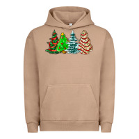 Pigment Burro Christmas tree cakes and Christmas trees  ado Urban Hoodie - AdoDesignShop