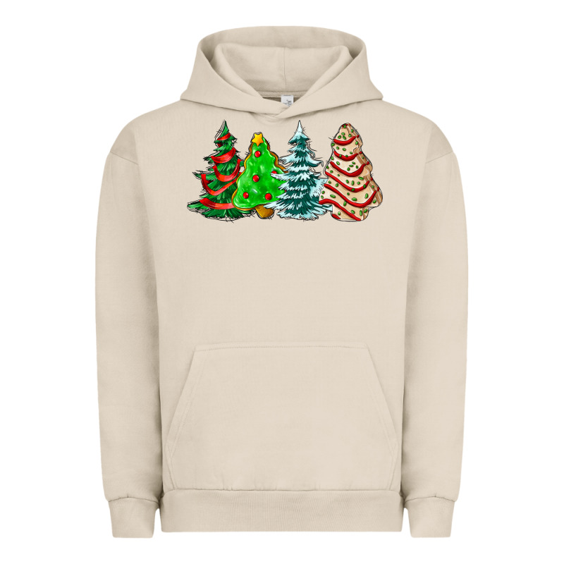 Christmas Tree Cakes And Christmas Trees  Ado Urban Hoodie by AdoDesignShop | Teevron