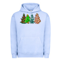 Pigment Grape Ice Christmas tree cakes and Christmas trees  ado Urban Hoodie - AdoDesignShop
