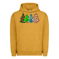 Pigment Peanut Butter Christmas tree cakes and Christmas trees  ado Urban Hoodie - AdoDesignShop