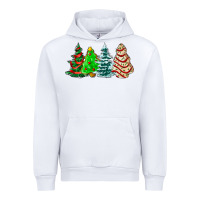White Christmas tree cakes and Christmas trees  ado Urban Hoodie - AdoDesignShop