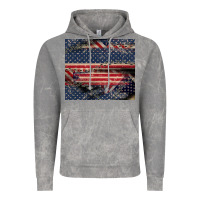 Cloud Rock American flag stitches Vintage Hoodie - CowGirlArtShop