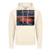 Vintage Artic American flag stitches Vintage Hoodie - CowGirlArtShop