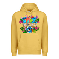 Antique Gold Your Text Stich Premium Hoodie - CowhideDigitalArt