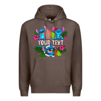Coffee Your Text Stich Premium Hoodie - CowhideDigitalArt