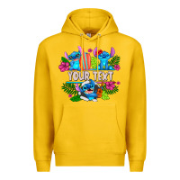 Lemon Your Text Stich Premium Hoodie - CowhideDigitalArt