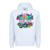 White Your Text Stich Premium Hoodie - CowhideDigitalArt