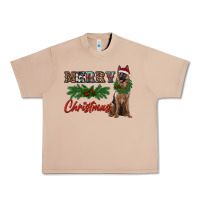 Burro merry christmas german shepherd Urban Heavy Tee - RanaPortraitStore