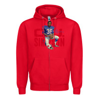 Red O.J. Simpson Zipper Hoodie - trangStudio
