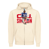 Sandshell O.J. Simpson Zipper Hoodie - trangStudio