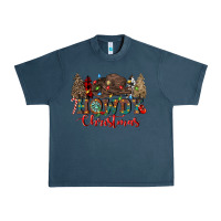 Midnight Navy howdy christmas Urban Heavy Tee - CowGirlArtShop