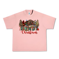 Salmon howdy christmas Urban Heavy Tee - CowGirlArtShop