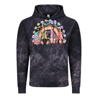 Cloud Black Easter Day rainbow gnomes Vintage Hoodie - CowGirlArtShop