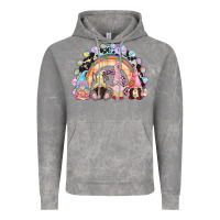 Cloud Rock Easter Day rainbow gnomes Vintage Hoodie - CowGirlArtShop