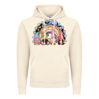 Vintage Artic Easter Day rainbow gnomes Vintage Hoodie - CowGirlArtShop