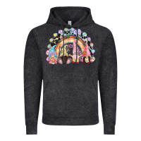 Vintage Black Easter Day rainbow gnomes Vintage Hoodie - CowGirlArtShop