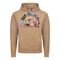 Vintage Coffee Easter Day rainbow gnomes Vintage Hoodie - CowGirlArtShop