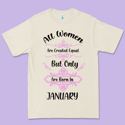 All Women Are Created Equal But Only The Smartest Are Born In January Premium Tee Designed By Bettercallsaul