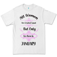 White all women are created equal but only the smartest are born in january Premium Tee - Bettercallsaul