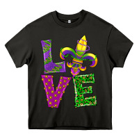 Asphalt mardi gras love Heavy Core Tee - RanaPortraitStore