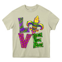 Mossy mardi gras love Heavy Core Tee - RanaPortraitStore