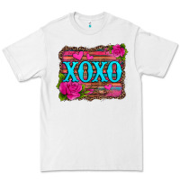 White xoxo valentine's day pink roses and hearts Premium Tee - Jasminsmagicworld