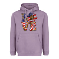 Lavender patriotic sunflower love Heavyweight Hoodie - BarkalooDesign