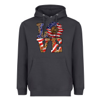 Smoke patriotic sunflower love Heavyweight Hoodie - BarkalooDesign