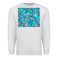 Oatmeal Heather humpback whale tumbler Premium Sweatshirt - BarkalooDesign