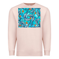 Pale Pink humpback whale tumbler Premium Sweatshirt - BarkalooDesign