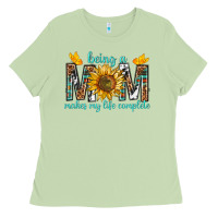 Matcha Being a Mom Makes My Life Complete Ladies Tee - texasbilliewilder