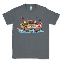 Charcoal Heather noahs ark Classic Tee - texasbilliewilder