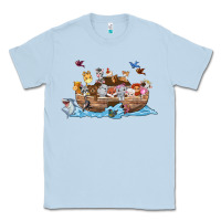 Dusty Blue noahs ark Classic Tee - texasbilliewilder