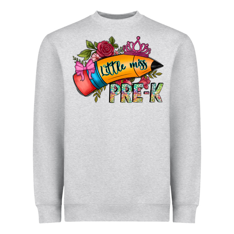 Little Miss Prek Heavyweight Sweatshirt by CowhideDigitalArt | Teevron