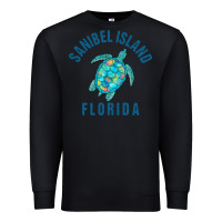 Black sanibel island beach design  sea turtle illustration gift pullover hoo Premium Sweatshirt - trangStudio