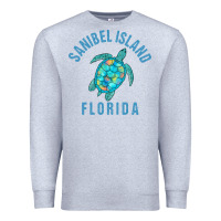 Heather Grey sanibel island beach design  sea turtle illustration gift pullover hoo Premium Sweatshirt - trangStudio